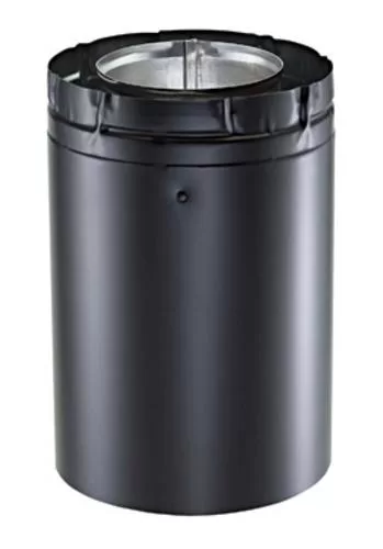 M&G Duravent 46DVA-12B Direct Vent Exhaust Pipe 12 Length Black Gas Appliances