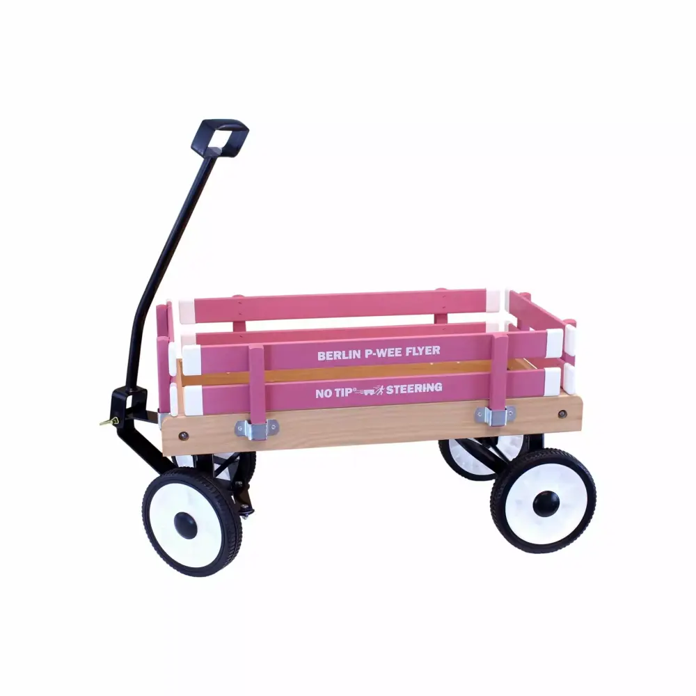 Berlin P-Wee Wagon AmishToyBox.com - Model F257 - Amish Made Ohio USA Pink