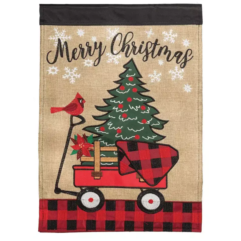 Red Wagon Tree Outdoor Garden and Park Use