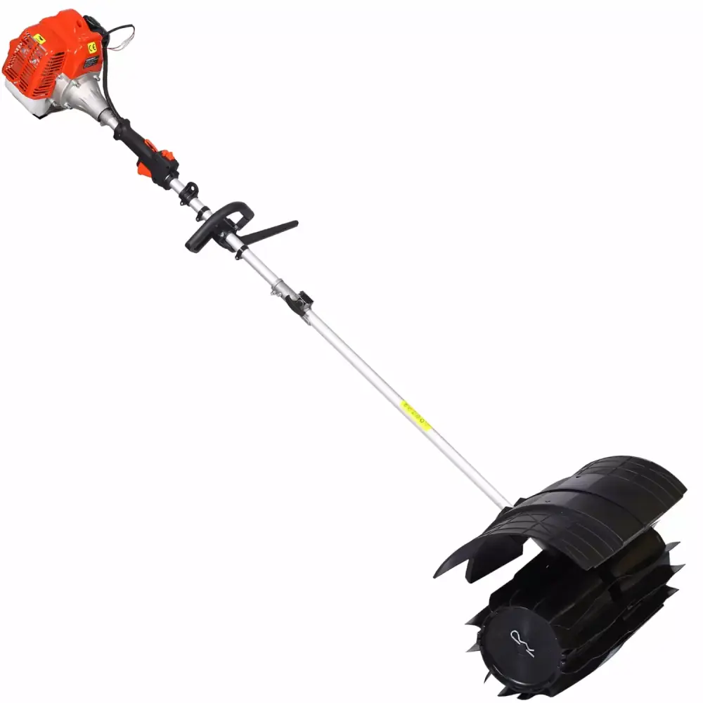 Powerful Gasoline Snow Sweeper 52CC 2-Stroke Engine 27.2x10.4 Paddle EPA Approved Snow Clearing