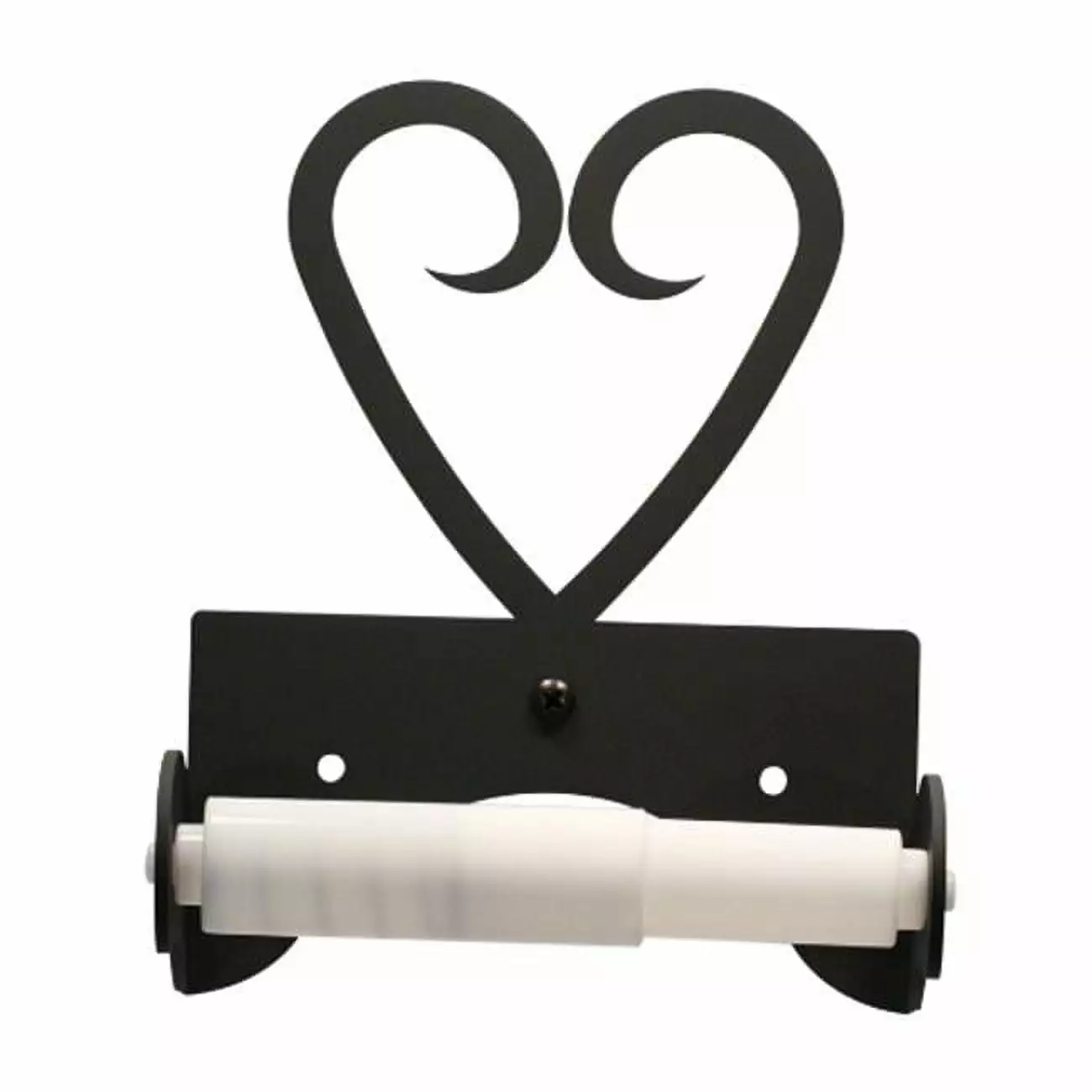 Village Wrought Iron Heart Toilet Tissue Holder TT-B-51
