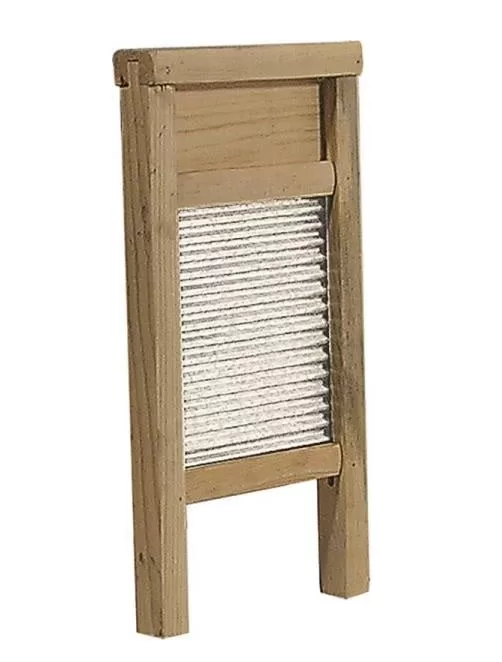 Behrens BWBG7 Galvanized Washboard - Small Hand Washing Clothes