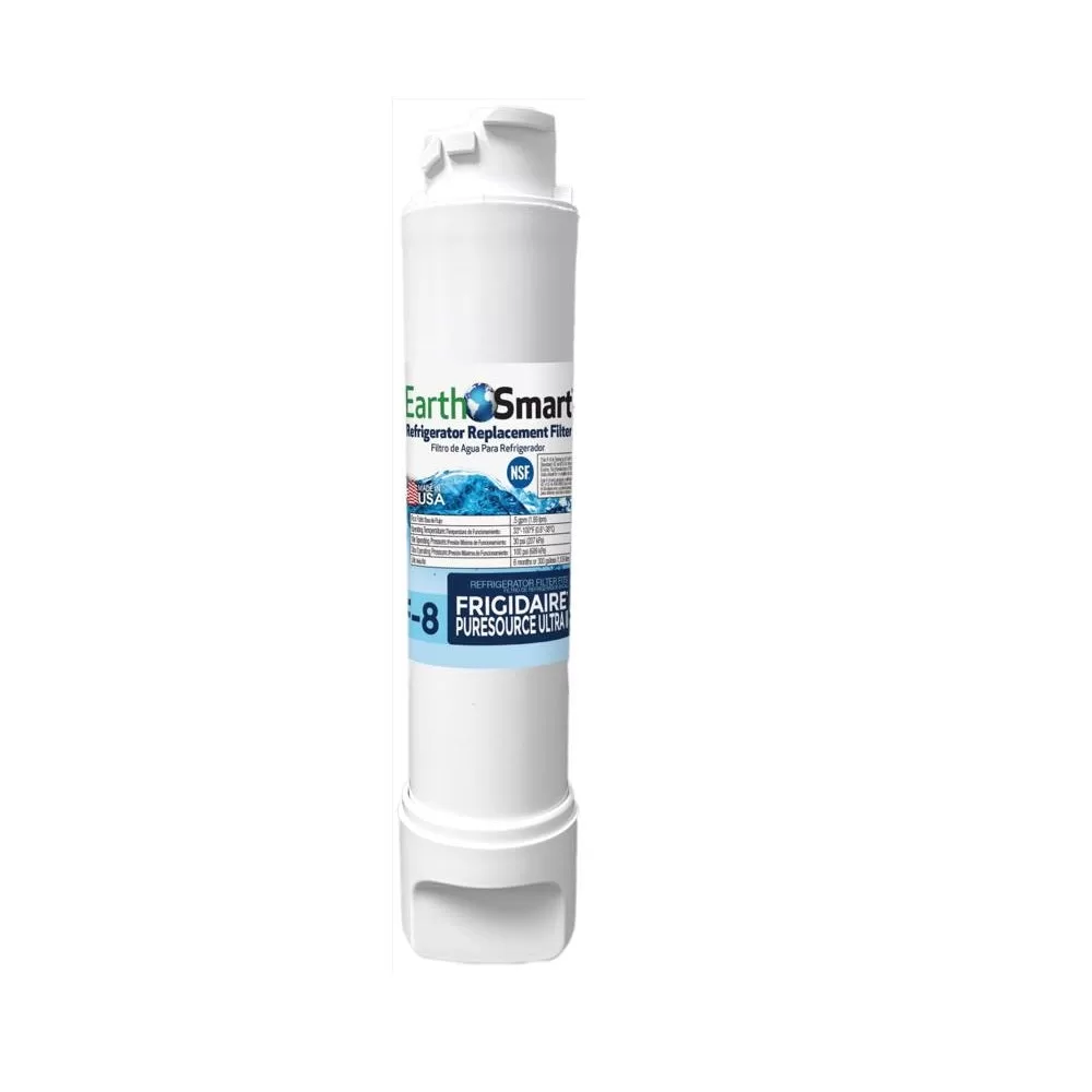 Earthsmart 102650 F-8 Refrigerator Replacement Filter 300 Gallon Capacity Water Filtration