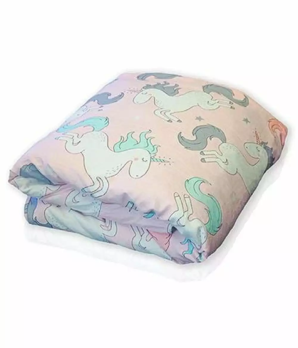Hush Blanket Timeless 38x54 5 lb Kids Weighted Blanket Unicorn Design H.