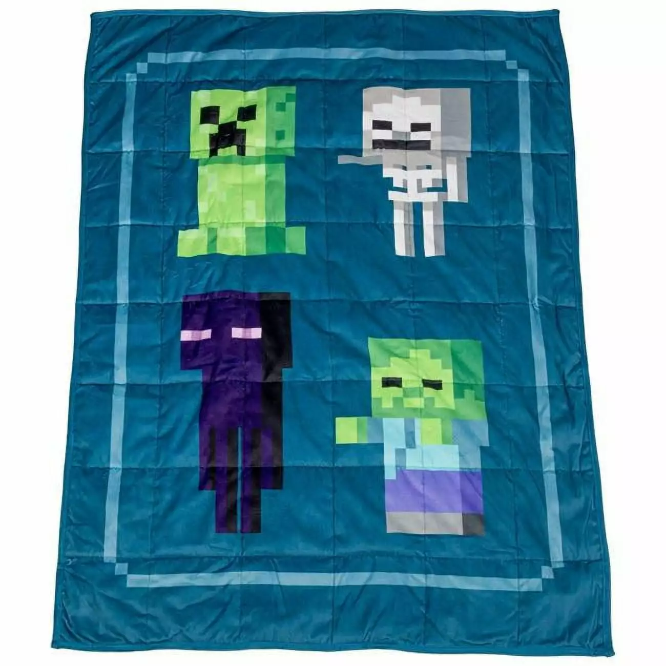 Minecraft 863117 Mob Chart Weighted Blanket Kids and Adults