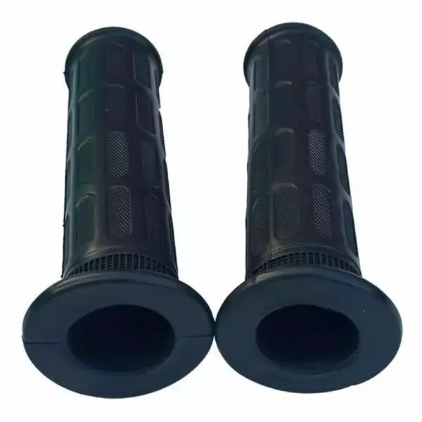 oshhnii 3x Rubber Hand Grips Wheelbarrow Tricycle Handlebar Black 3