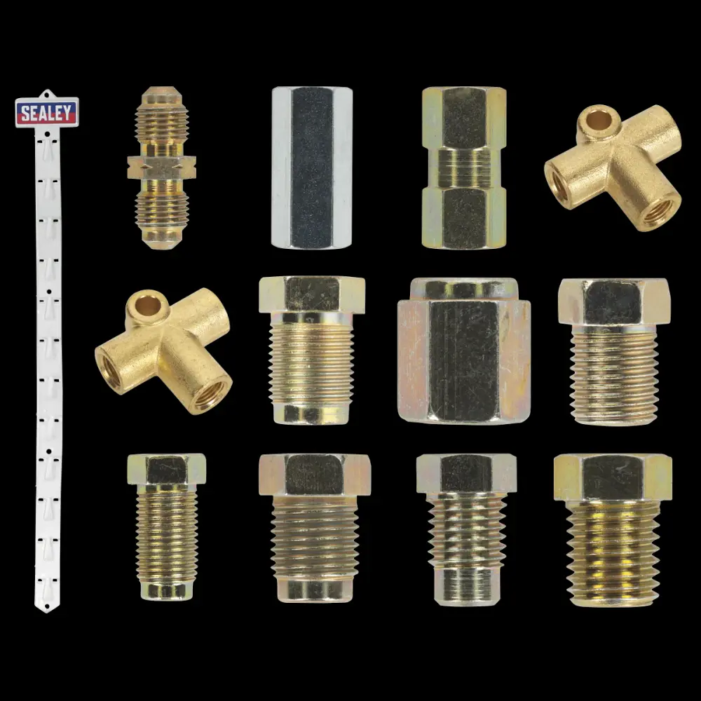 Sealey BPCSET Clip Strip Deal - Brake Pipe Connectors | Extendable | Rust-Resistant