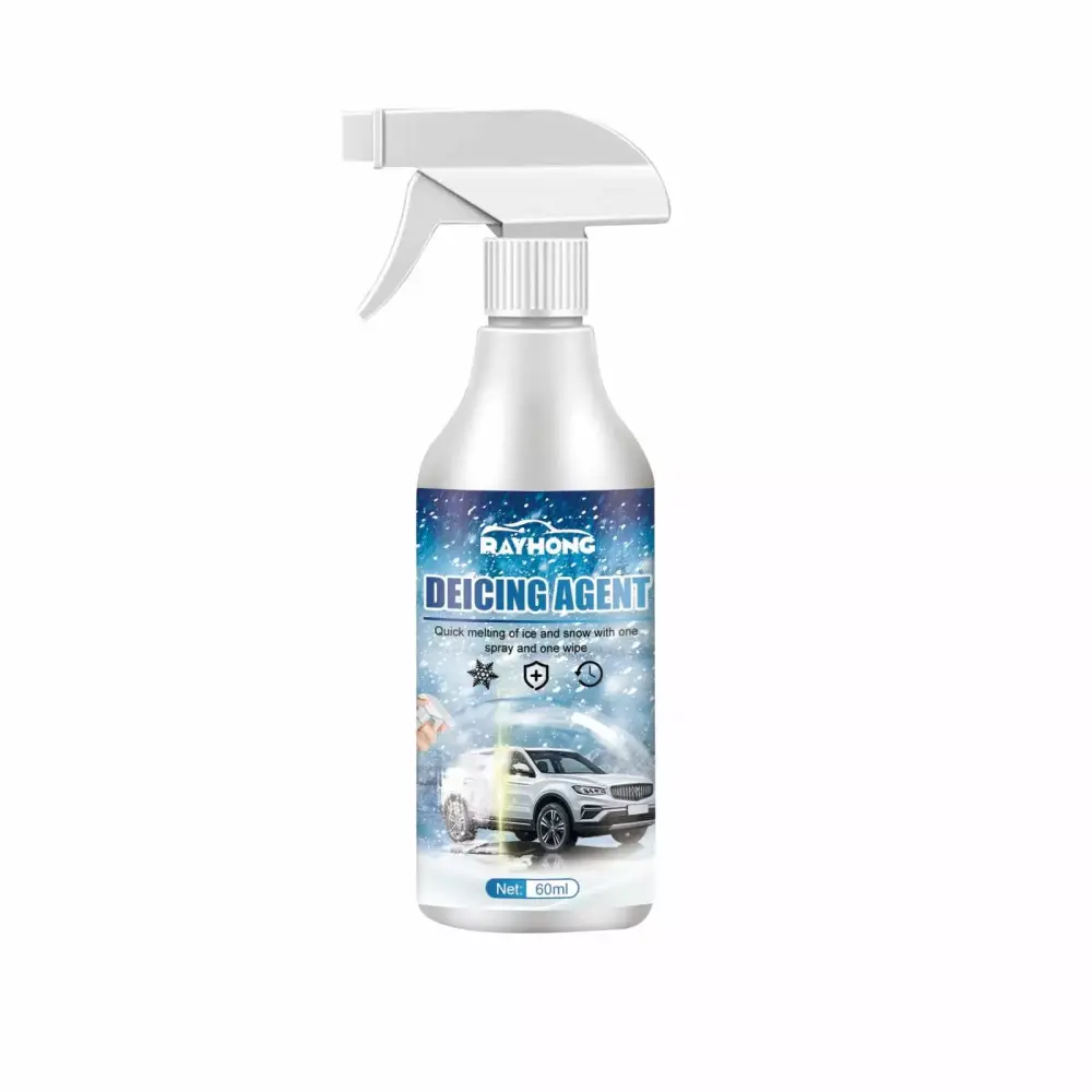 Car Windshield De-icer Snow Melting Spray 3.35 oz Aerosol Fast Ice Melting Spray