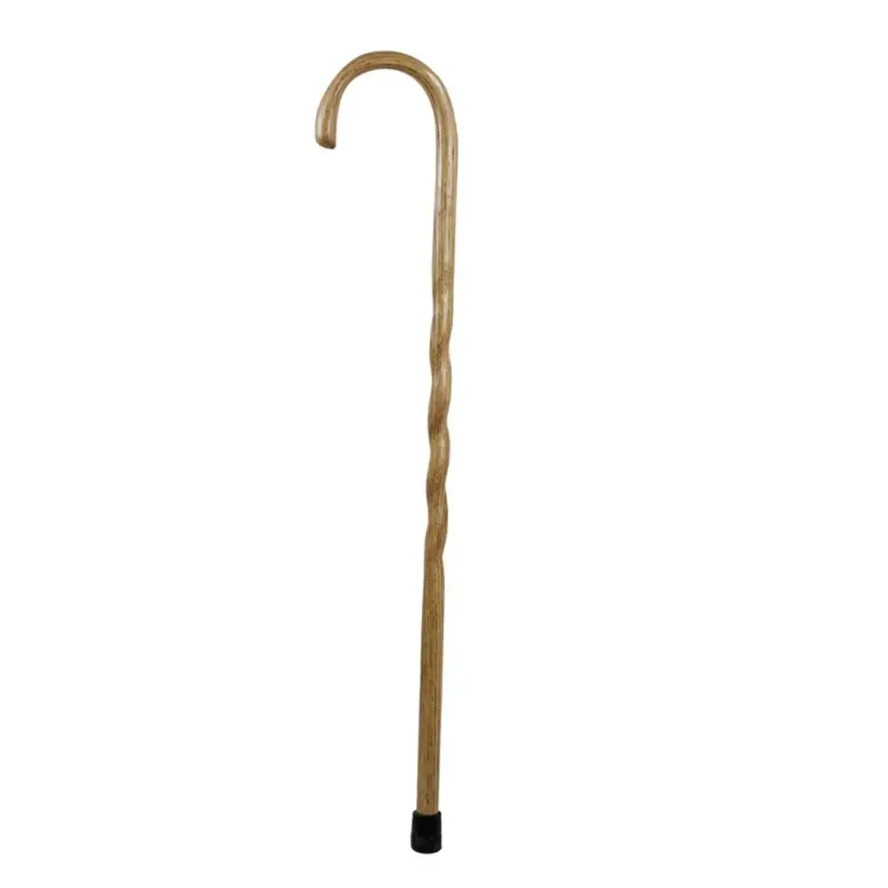 Brazos Crook Neck Walking Cane - Oak Wood Seniors and Hikers