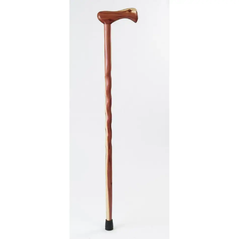 Brazos Twisted Aromatic Cedar Walking Cane - 37 Inches Comfort