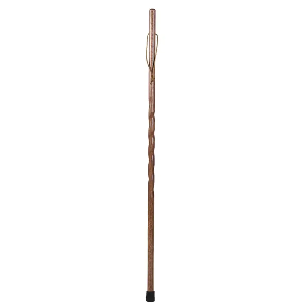 Brazos Twisted Trekker Walking Cane - Red Finish Style and Support