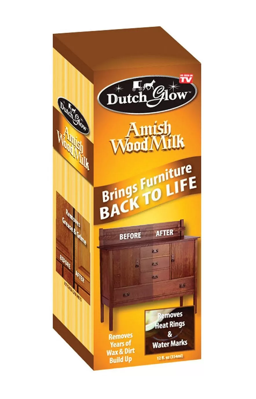 Dutch Glow DGF Amish Wood Milk 12 Oz Wood Restoration and Shine
