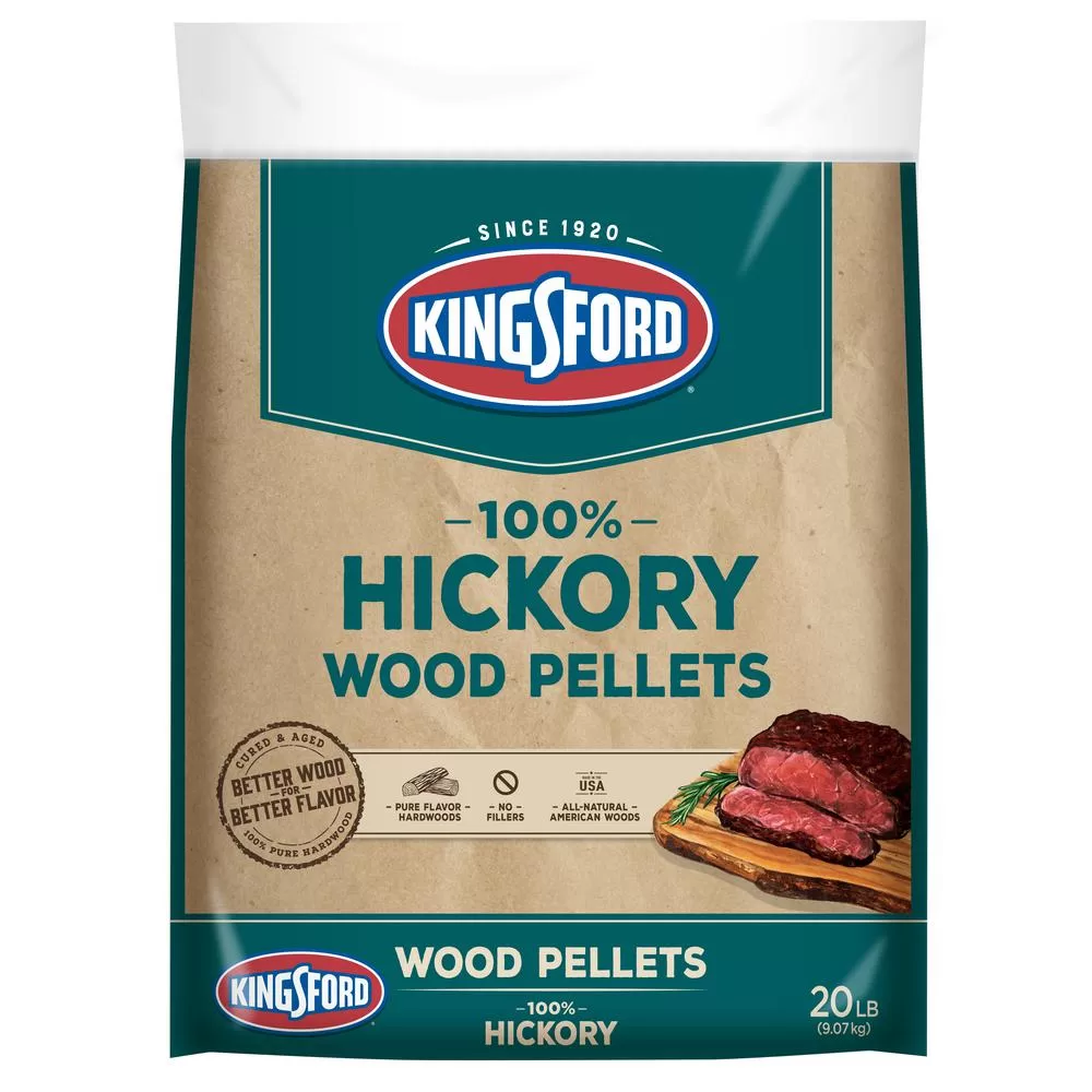 Kingsford 32328 20 Lbs Hickory Wood Grilling Pellets Smokers