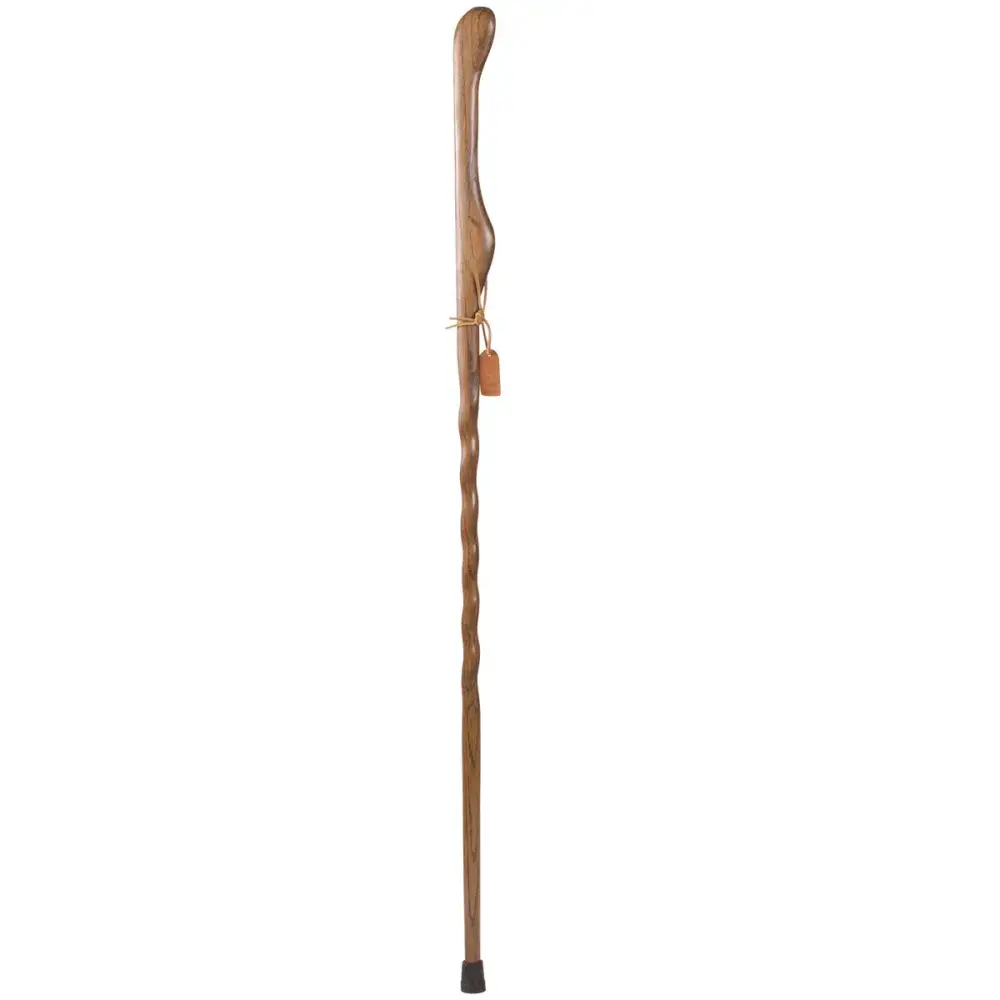 Brazos 602-3000-1108 Hitchhiker Twisted Oak Walking Stick Brown 55 Inch
