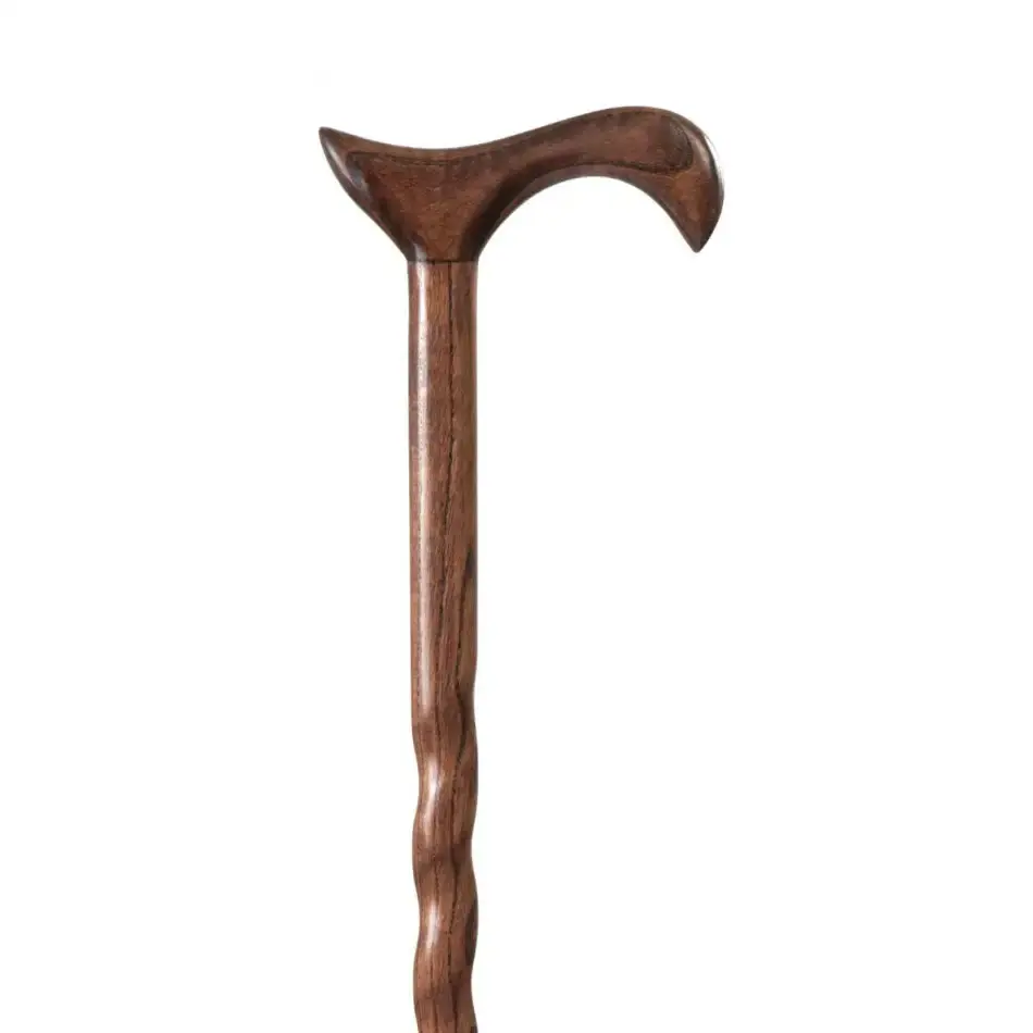 Brazos Walking Sticks 502-3000-0051 Twisted Oak Derby Walking Cane Red 34 Inch