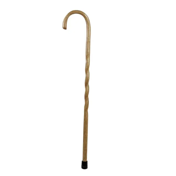 Brazos Walking Sticks 502-3000-0248 Crook Neck Walking Cane Oak Handcrafted Comfort